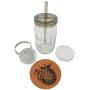 Mason Jar Drinking Glass Set (1 Jar Bundle)