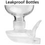 Glass Spray Bottles Empty 16oz Boston Round Bottle Refillable Container for Essential Oils with Funnel Lables Cleaning Products Aromatherapy Lotions Liquid Soaps (WhiteWhite)