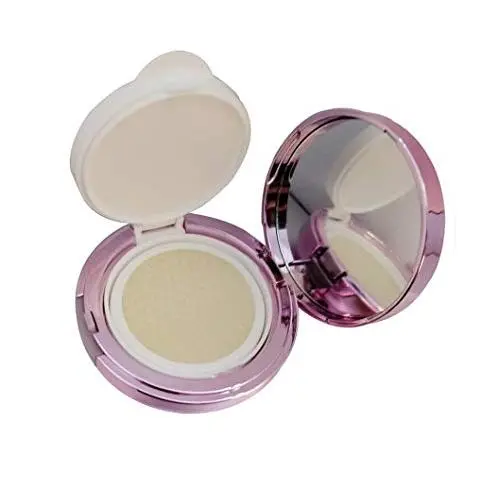 Boîte en forme de coussin d'air vide de 15 ml, poudre compacte, étui de maquillage, récipient pour BB CC crème liquide, fond de teint, pour femmes et filles (violet clair). Boîte en forme de coussin d'air vide de 15 ml, poudre compacte, étui de maquillage, récipient pour BB CC crème liquide, fond de teint, pour femmes et filles (violet clair).