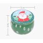 Christmas Candy Jar Sets Cookie Tins - Santa Clause and Snowman Candy, Cookie, Christmas Decorative Storage Jars 4PCS