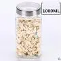 Kitchen Food Storage Jar Airtight Food Storage Kitchen Glass Jar Moisture-Proof Home Multi-Purpose Jam Bottle Cruet Glass Sealed Can