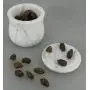 ShalinIndia Handmade Ocean Gray Storage Box - Marble - 3.5 inches by 3.5 inches - Use as a Spice Jar with Lid or Candy Dish - Perfect as a Gift (Lady Purple White) ShalinIndia Handmade Ocean Gray Storage Box - Marble - 3.5 inches by 3.5 inches - Use as a Spice Jar with Lid or Candy Dish - Perfect as a Gift (Lady Purple White)
