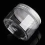 Portable Cosmetic Mini Travel Empty Bottle Jar Round Aluminum Cover Plastic Make Up Bottling Box Makeup Cosmetic Face Cream Jar,250Ml Portable Cosmetic Mini Travel Empty Bottle Jar Round Aluminum Cover Plastic Make Up Bottling Box Makeup Cosmetic Face Cream Jar,250Ml