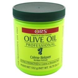 Ors Olive Oil Creme Relaxer Extra Strength 18.75 Ounce Jar (555ml) (3 Pack)