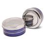 SPICE PEOPLE Thai Enamel Lunch Box - Blue Enamel Lunch Box Stainless - Blue Enamel Bento Box - Storage Container Stainless - Tiffin Box - Lunch Bots 2 Set - Stainless Steel Enamel Lunch Containers