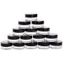 XTKID 10Pcs Small Empty Cosmetic Cosmetic Jar Refillable Bottles Plastic Eyeshadow Makeup Face Cream Jar Pot Container (Color : Clear Cap, Size : 2g)