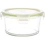 Kinetic GoGreen Glassworks 20oz Round Oven Safe Glass Food Storage Airtight and Watertight Lid BPA Free?Oven,Dishwasher,Freezer,And Microwave Safe 20oz 1 Glass Contatiner and 1 Plastic Lid 54004