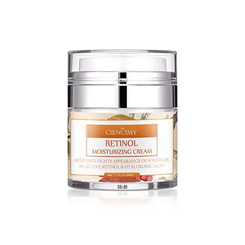 Ciencimy Retinol Moisturizer Cream for Face& Eye with Retinol, Hyaluronic Acid, Organic Aloe, Vitamin E and Green Tea,Jojoba Oil & Vitamin E, 1.7 Ounces Ciencimy Retinol Moisturizer Cream for Face& Eye with Retinol, Hyaluronic Acid, Organic Aloe, Vitamin E and Green Tea,Jojoba Oil & Vitamin E, 1.7 Ounces