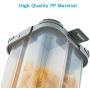 Cereal Storage Containers Dispenser Cookie Jar, Food Storage Containers Plastic with Lids Airtight Bpa Free Large for Kitchen Pantry Organization Canister Candy Bulk, 2.3L / 9.2L (Size : 2.3L)