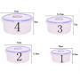 Tree House Food Storage canisters, Plastic Crisper Box Storage jar with lid Versatile Clear cans-C