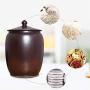 Food Savers & Storage Containers Rice Cylinder 15kg Ceramic Rice Box Candy Jar Kimchi Jar Grain Box Food Container Kitchen Sealed Flour Tank Water Tank Storage Rice Jar Kimchi Cylinder Storage Cylinde