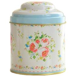 Kylin Express Unique Style Double-Deck Lids Tin Tea Canister Tea Storage Container Seal Pot, NO.10