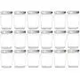 Nakpunar 18 pcs 6 oz Honey Pot Glass Jars with White Lids - MADE IN USA - Globe, Spherical (6 oz - Honey Pot, White) Nakpunar 18 pcs 6 oz Honey Pot Glass Jars with White Lids - MADE IN USA - Globe, Spherical (6 oz - Honey Pot, White)