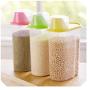 Plastic Food Kitchen Container Sealed Crisper Grains Tank Storage Kitchen Sorting Rice Storage Box Container Jars,Pink,1.9L