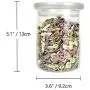 Glas-Aufbewahrungsbehälter Tuokor Stapelbar mit Sichtdeckel – 14|21|41 FL OZ Set von 3, BPA-frei, Hochborosilikatglasbehälter