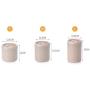 One-Pine Environmentally Friendly Wheat Straw Food Storage Jar with Sealed Lid and Pull Ring,800ml Food Storage Canister Container for Tea Sugar Coffee Bean Nuts Grain