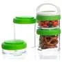 Great American Opportunities (2 Pack) 4 Piece Food Storage Containers With Lids Meal Prep Containers Great American Opportunities (2 Pack) 4 Piece Food Storage Containers With Lids Meal Prep Containers