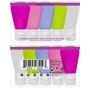 SHANY Ultimate Jetsetter Travel Container Set - TSA Approved Silicone Refillable Cosmetic Bottles - Pack of 5