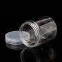 Grey990 Wide Round Transparent Plastic Food Storage Container Sealed Jar Box with Lid Kitchen Storage Container 7.28cm