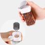 DYFYMX sugar bowl with lid Spice jar, glass jar, jar with lid, spice storage box, glass storage jar oil container for kitchen