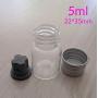 Mini Glass Bottle With Inner Pad/Stopper And Aluminum Caps, 2,3,5,7,10,15,20Ml, Glass Jars, Idea For Wedding And Parties,Inner Stopper Only