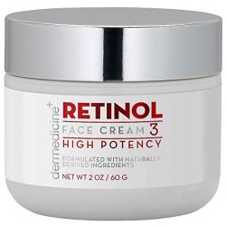 Retinol Cream For Face & Eye 3% Blend | Natural Anti Aging w/Jojoba Oil, Apricot Oil, Hyaluronic Acid & Squalane | Helps Smooth Fine Lines & Wrinkles & Brightens for Younger Skin