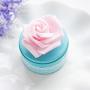 Takefuns 10 Pcs Round Shape Tinplate Wedding Candy Treat Box,Gift Wrapped Box with Flower,Christmas Party Supplies,Home Ktchen Storage Containers for Snacks