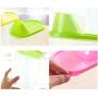 Nubstous Portable Plastic Food Grain Cereal Flour Storage Box 1.9L with Lid and Measurement Cup Pink