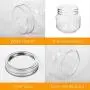 Mason Jars, glass jar 8OZ With Regular Lids and Bands,Ideal for Jam,Honey,Wedding Favors,Shower Favors,Baby Foods,24 PACK Mason Jars, glass jar 8OZ With Regular Lids and Bands,Ideal for Jam,Honey,Wedding Favors,Shower Favors,Baby Foods,24 PACK