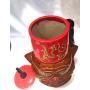 APE Exotica Band and Live Tiki Carver Ceramic Cookie Food Canister Container Jar