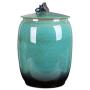 Food Jars & Crocks Rice Storage Ceramic With Cover Rice Cylinder Household Water Tank Miscellaneous Grain Tank Moisture-proof Insect Storage Rice Box Kitchen Grain Storage