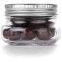 Mini Mason Jars Round 4 oz - Small Canning Glass Jars with Lids - 16 Pack Cute Jars with 40 Labels & Chalk Marker, Clear Containers for your Candy, Jelly, Overnight Oats, Yogurt, Honey & Baby Food