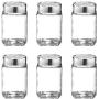 Cube Jar 310ml 6 Pcs (310ml, white)