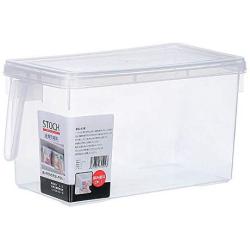 ManxiVoo Fridge and Freezer Bins Refrigerator Storage Organizer Fruit Food Storage Box with Lids and Handle (Clear)