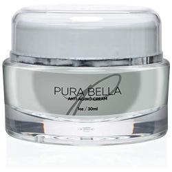 Pura Bella Anti Aging Cream-Boosts Collagen & Elastin Production, Eliminates Wrinkles & Fine Lines, Diminishes Crows Feet & Dark Spot, Improves Skin Hydration & Suppleness-Most Effective Face Moisturizer Product on Amazon