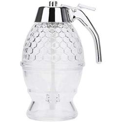 Squeeze Bottle Honey Jar Container Bee Drip Dispenser Kettle Storage Pot Stand Holder Juice Syrup Cup Kitchen Accessories,