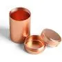 Ensemble de boîtes à thé avec couvercles étanches pour la maison et la cuisine, contenants pour thé, sucre, café, feuilles de thé de luxe (Rose Gold1, 4 pièces / 4,7OZ) Ensemble de boîtes à thé avec couvercles étanches pour la maison et la cuisine, contenants pour thé, sucre, café, feuilles de thé de luxe (Rose Gold1, 4 pièces / 4,7OZ)