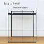 Shelf Organizer Kitchen Organization Spice Seasoning Rack Metal Countertop Storage Under Sink Holder Jars Shelf Freestanding Stackable Display For Pantry Cabinet Shoe Rack (Size : 33x20.5x24cm)