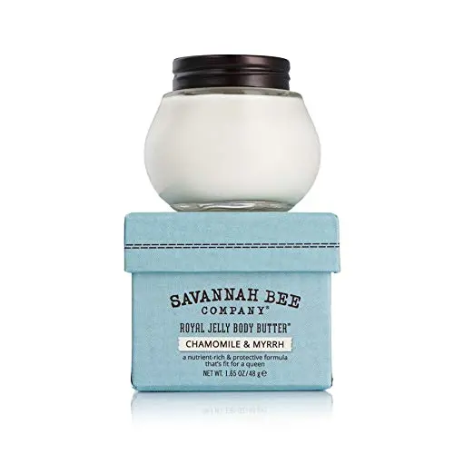 Royal Jelly Body Butter CHAMOMILE & MYRRH for Sensitive Skin by Savannah Bee Company - 1.65 Ounce Royal Jelly Body Butter CHAMOMILE & MYRRH for Sensitive Skin by Savannah Bee Company - 1.65 Ounce