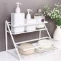 Kitchen shelf Household Double Rack Kitchen Countertop Seasoning Jar Bathroom Desktop Cosmetics Storage Rack cabinet organizer