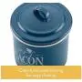 46949 Enamel on Steel Bacon Grease Can/Bacon Grease Container - 4 Inch, Blue (Pack of 2) 46949 Enamel on Steel Bacon Grease Can/Bacon Grease Container - 4 Inch, Blue (Pack of 2)