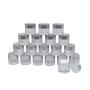 10 Grams Cosmetic Jar,19 Packs Clear Glass Jar Makeup Pot Cosmetic Sample Containers Cream Eyeshadow Packing Pots Bottles