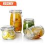 RSCHEF 1pcs jars for spices glass storage bottles jars with lid capacity honey candy jar kitchen storage container glass jar Large Glass Storage Containers With Lids