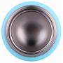 Student Stainless Steel Feeding Bowl 15 Ounce Food Jar with Foldable Spoon Insulated Baby Food Container Thermal Bowl for Kids, Kids Lunch Box with Carrying Bag and Spoon 450ml (Black Food Jar)