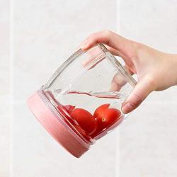Kitchen Glass Jar Storage Tank Storage Tank Tea Cans Glass Sealed Tanks Grain Food Jars,Blue