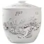 Pot en céramique pour riz, décoratif, hermétique avec couvercle, rangement alimentaire, accessoires de décoration intérieure (Blanc, 15.5x24x20.5cm) Pot en céramique pour riz, décoratif, hermétique avec couvercle, rangement alimentaire, accessoires de décoration intérieure (Blanc, 15.5x24x20.5cm)