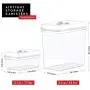 DW?LLZA KITCHEN Large Airtight Food Storage Containers - Bulk Food Pantry & Kitchen Storage Containers for Sugar, Flour and Baking Supplies - 4 PC Set, Clear Plastic BPA-Free, Keeps Fresh & Dry