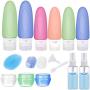 Ensemble de 17 Pièces en Silicone BPA Free POLUENTAT, Récipients de Voyage TSA Approuvés, Contenants de Voyage pour Produits d'Hygiène FDA Approuvés, Accessoires de Voyage à Étiquettes Étanches. Ensemble de 17 Pièces en Silicone BPA Free POLUENTAT, Récipients de Voyage TSA Approuvés, Contenants de Voyage pour Produits d'Hygiène FDA Approuvés, Accessoires de Voyage à Étiquettes Étanches.