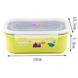 Lcxliga Bento Box Picnic Outdoor Activity Travel Kitchen Food Storage Stainless Steel Heat Insulation Container Lunch Box