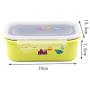 Lcxliga Bento Box Picnic Outdoor Activity Travel Kitchen Food Storage Stainless Steel Heat Insulation Container Lunch Box